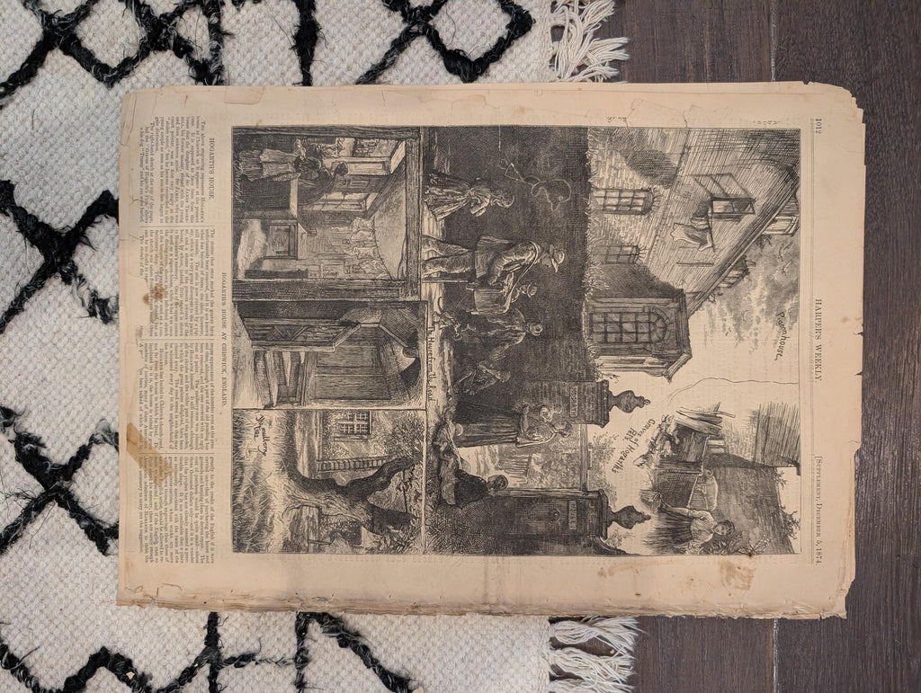 1874 Nast on Grant, Nero Centerfold, Arctic Discovery, Hogarth — Dec 5