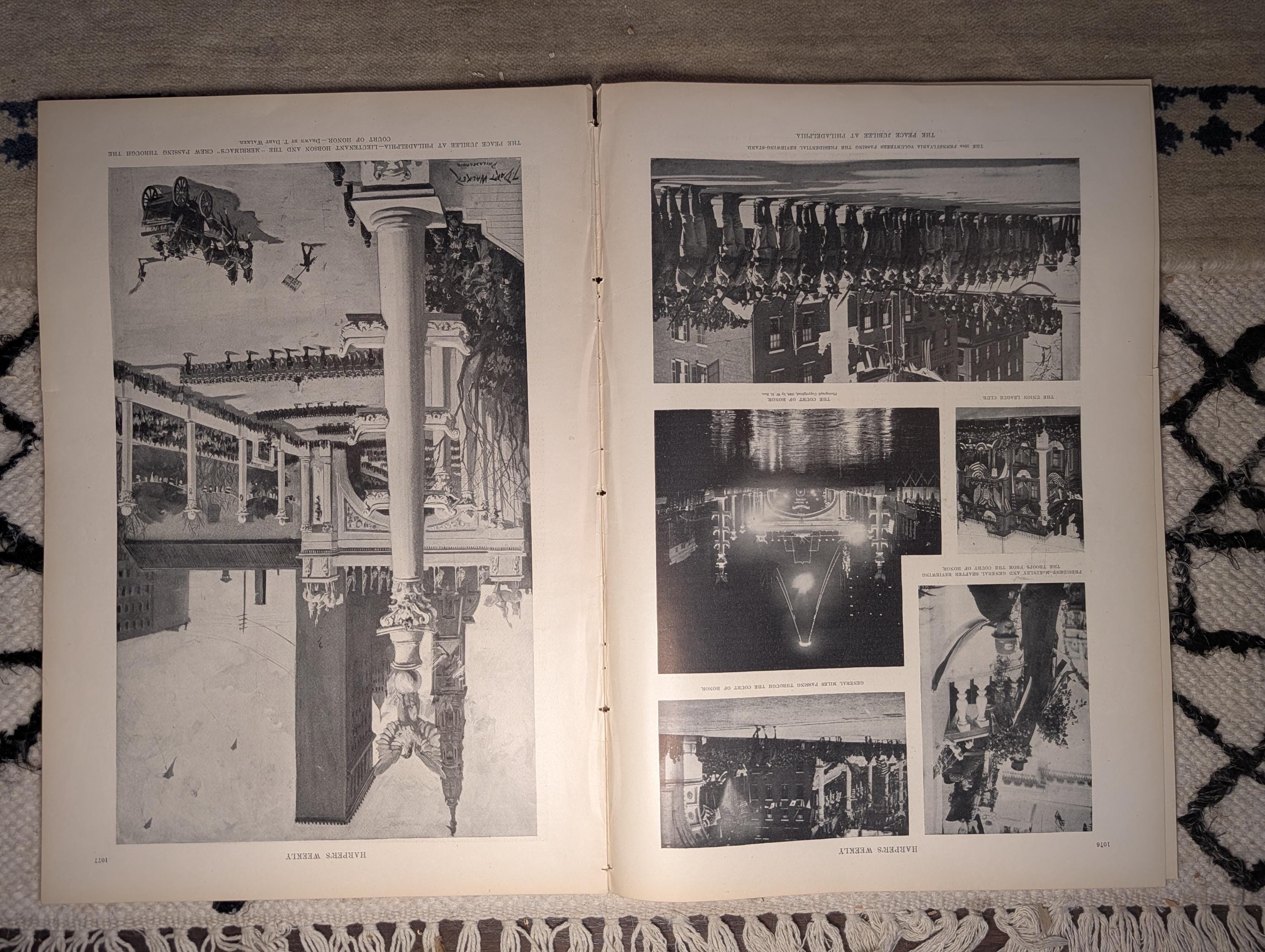 1898 Independence Hall Restored, Hobson & Merrimac Crew, Peace Jubilee — Nov 5