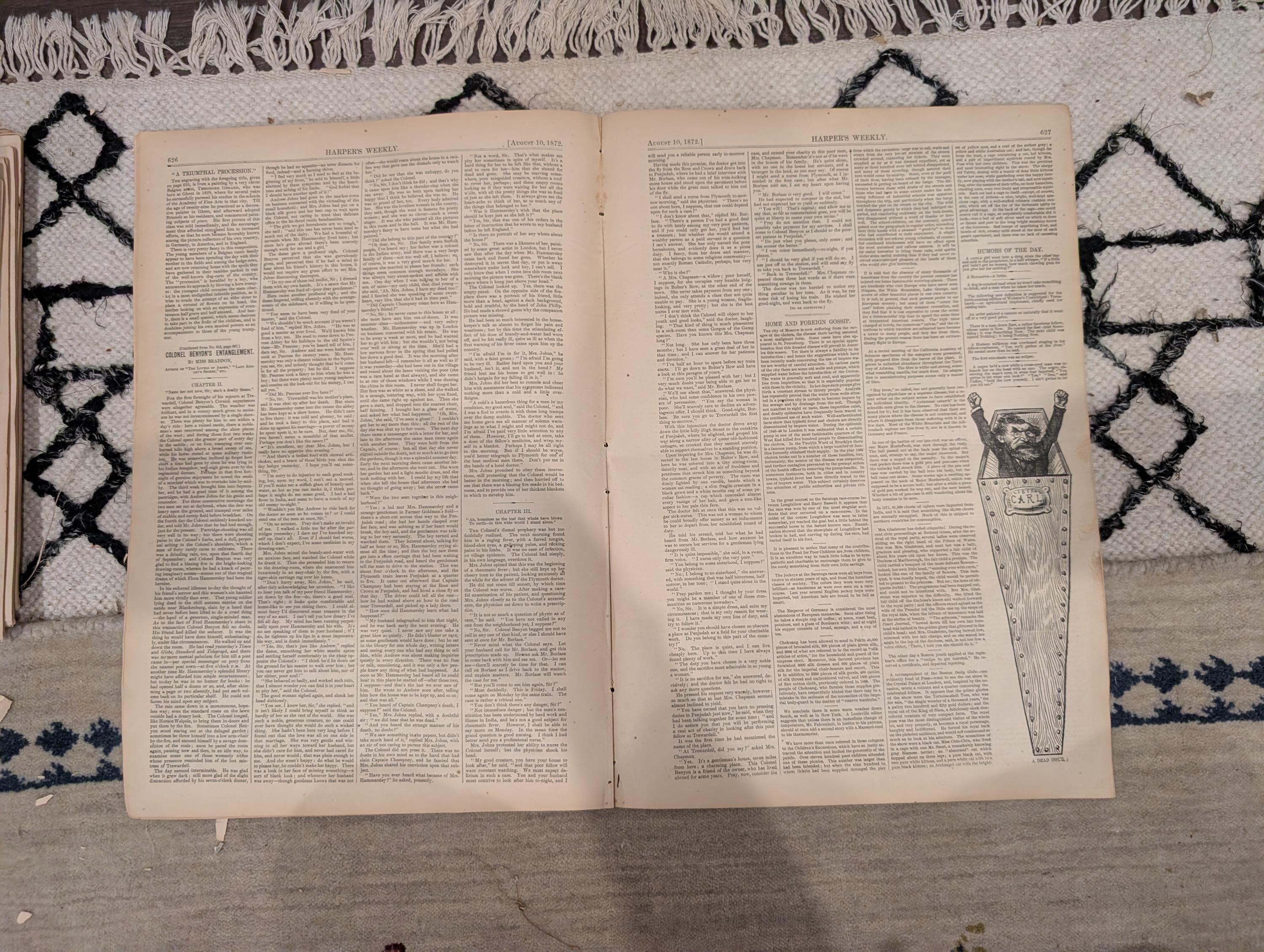 1872 Negro Camp Meeting South Harper's Weekly Aug 10 Thomas Nast
