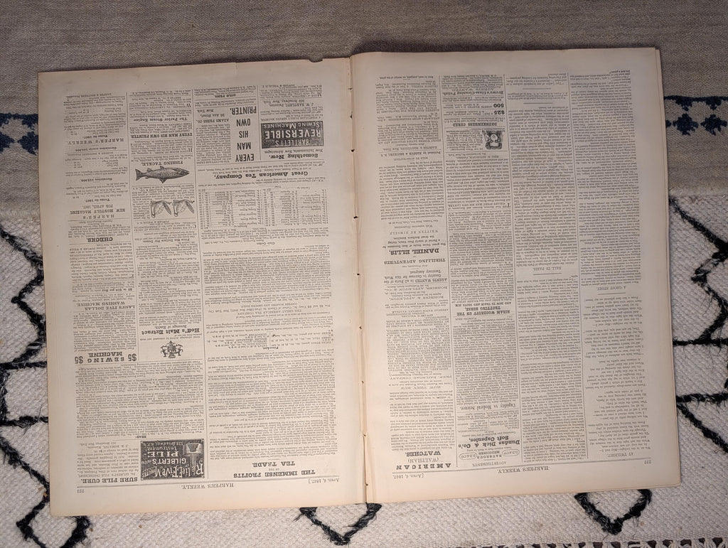 1867 Nast St. Patrick's Day, Reconstruction Commanders Centerfold — Apr 6