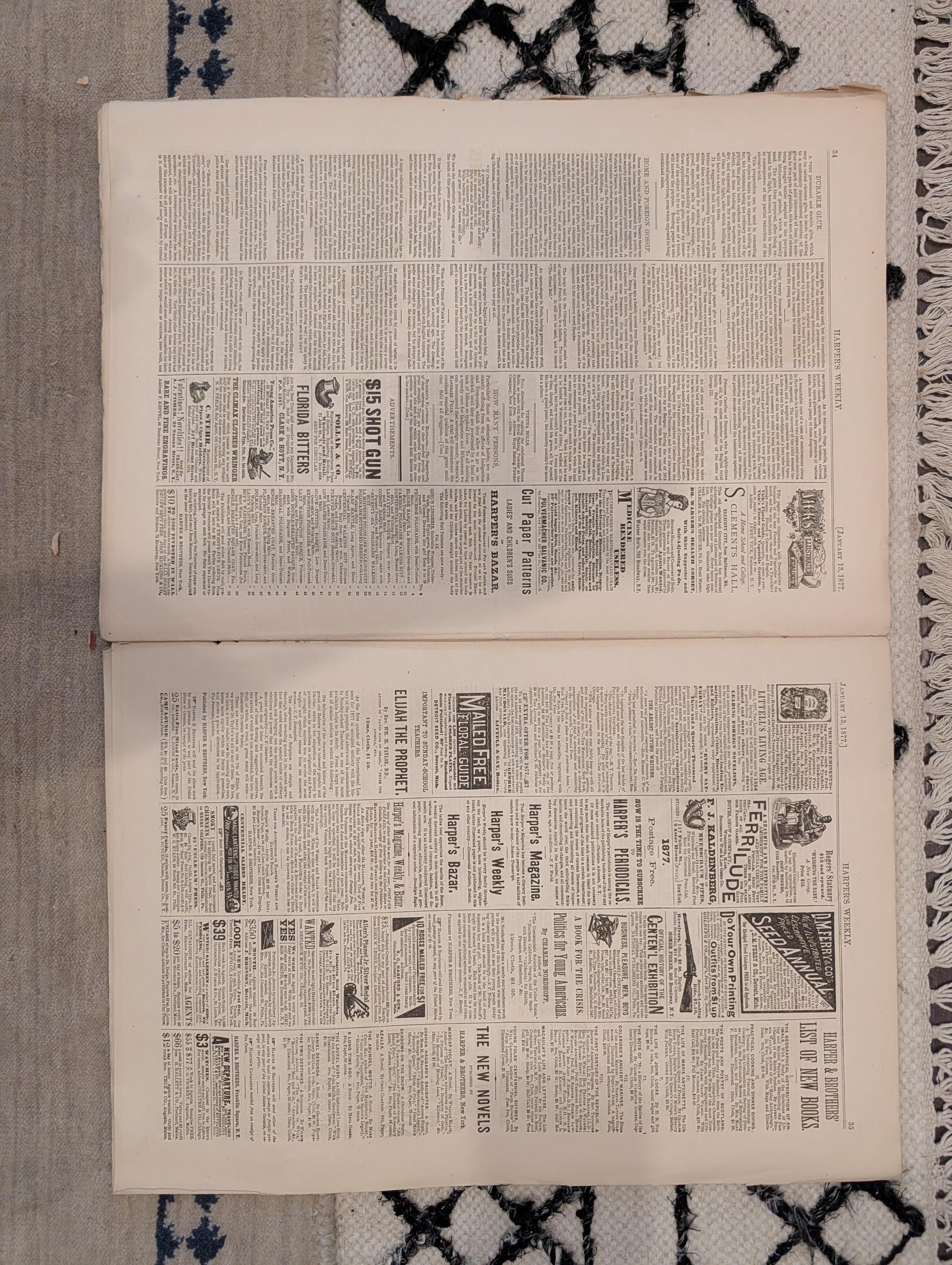 1877 Hudson Bay Christmas, Cherokee Syllabary, Italian Children — Jan 13