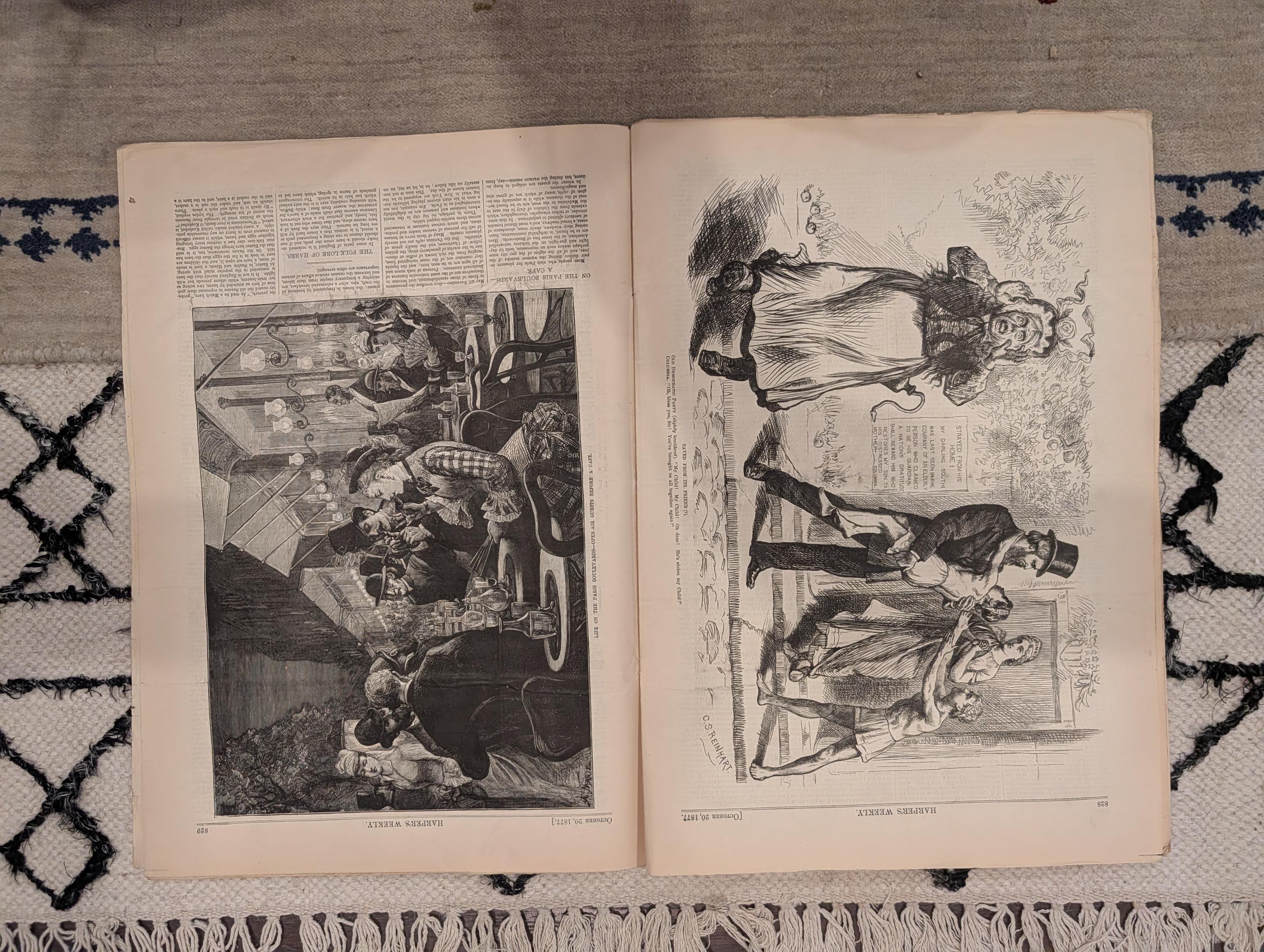 1877 Red Cloud Sioux Delegation, Moonshine Kentucky, China Famine — Oct 20