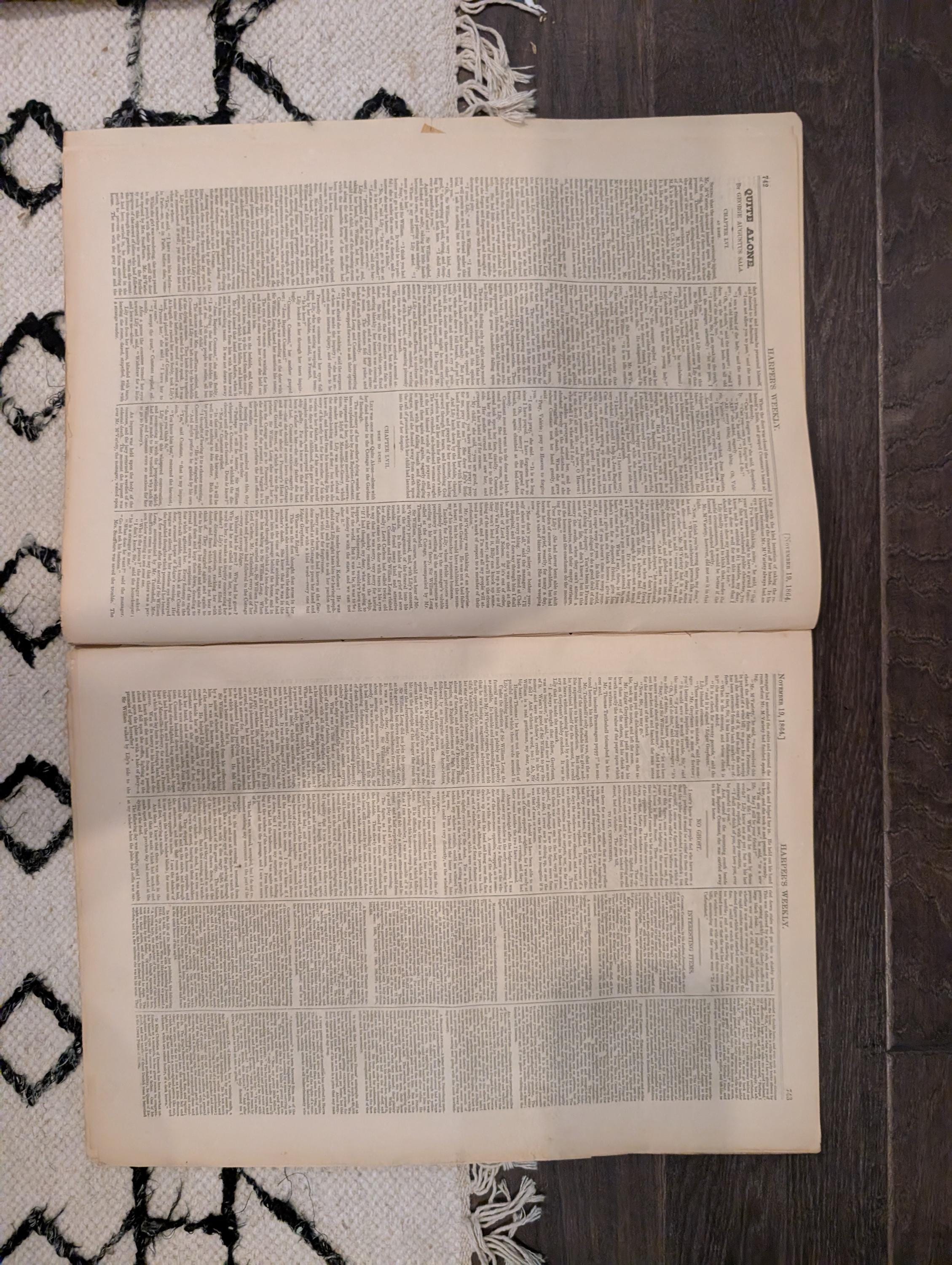 1864 Destruction of the Albemarle Harper's Weekly November 19 Petersburg Fort Capture