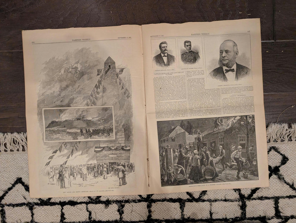 1881 Nast "God Save the President," Garfield's Final Journey, Elberon — Sep 17