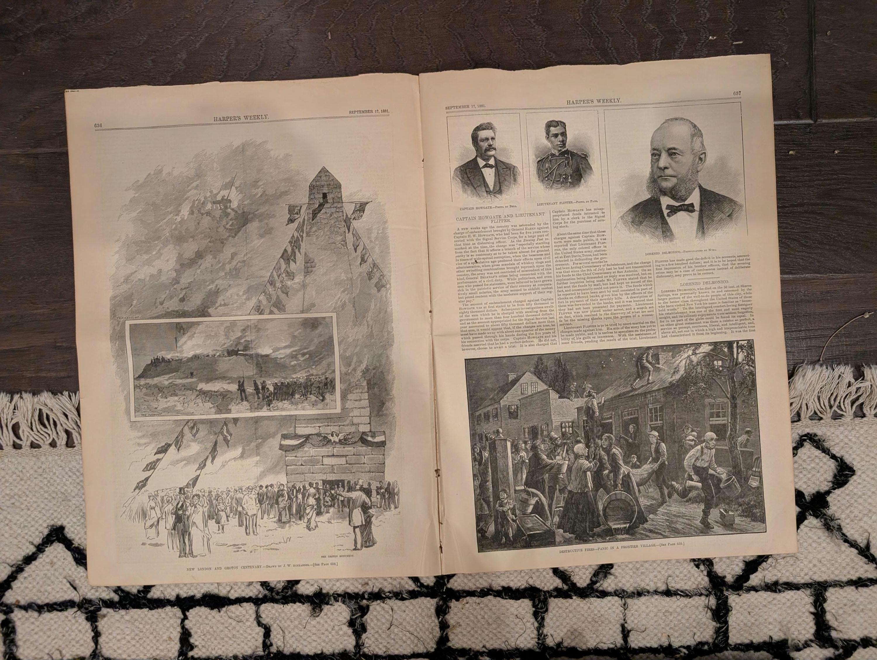 1881 Nast "God Save the President," Garfield's Final Journey, Elberon — Sep 17