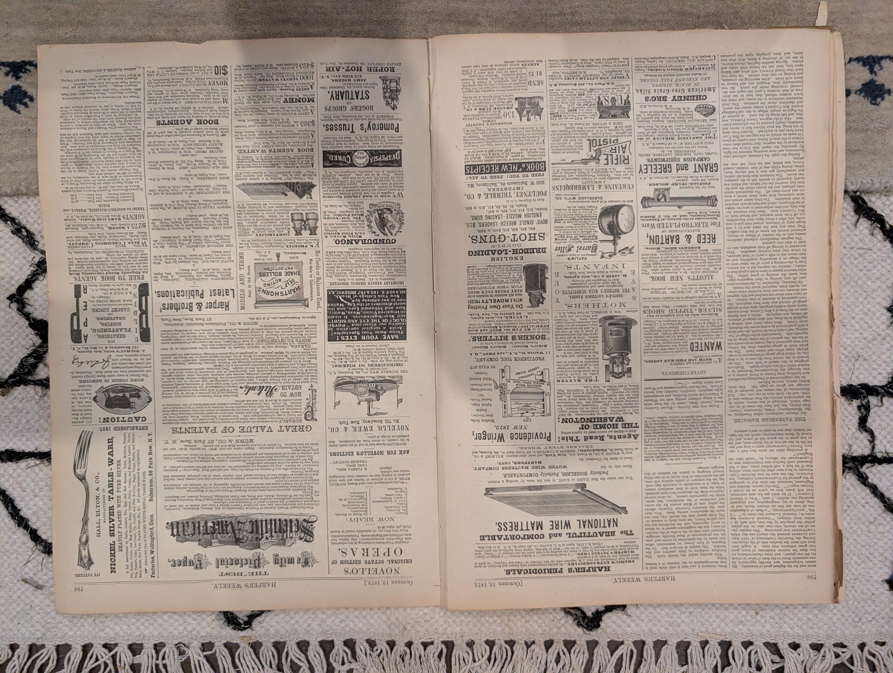 1872 Nast Conspiracy Harper's Weekly Oct 12 Reconstruction Violence