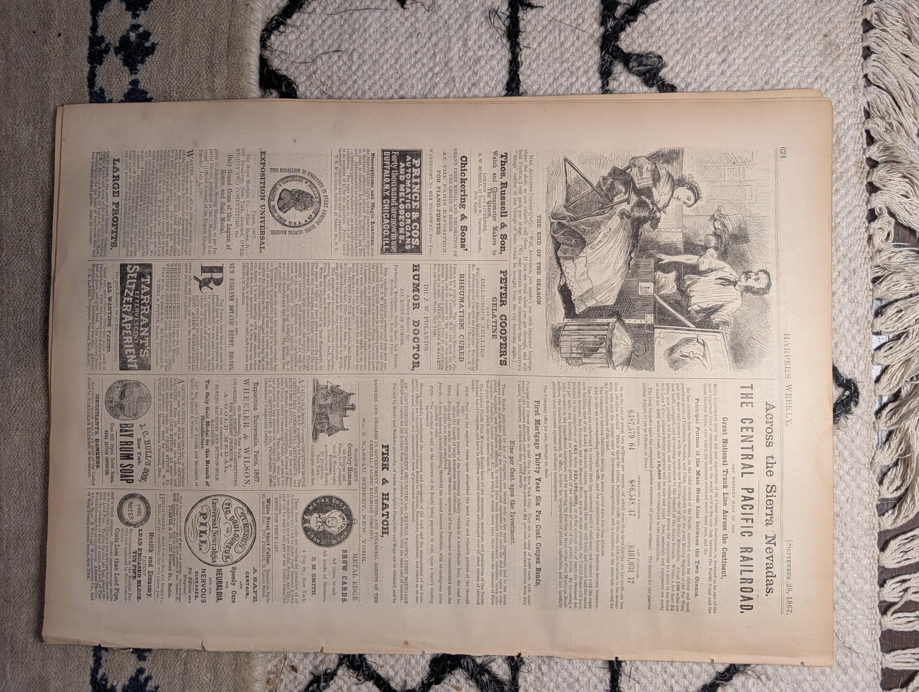 1867 Horace Greeley Oration, Hop Picking NY, Black Voter Registration NC — Sep 28