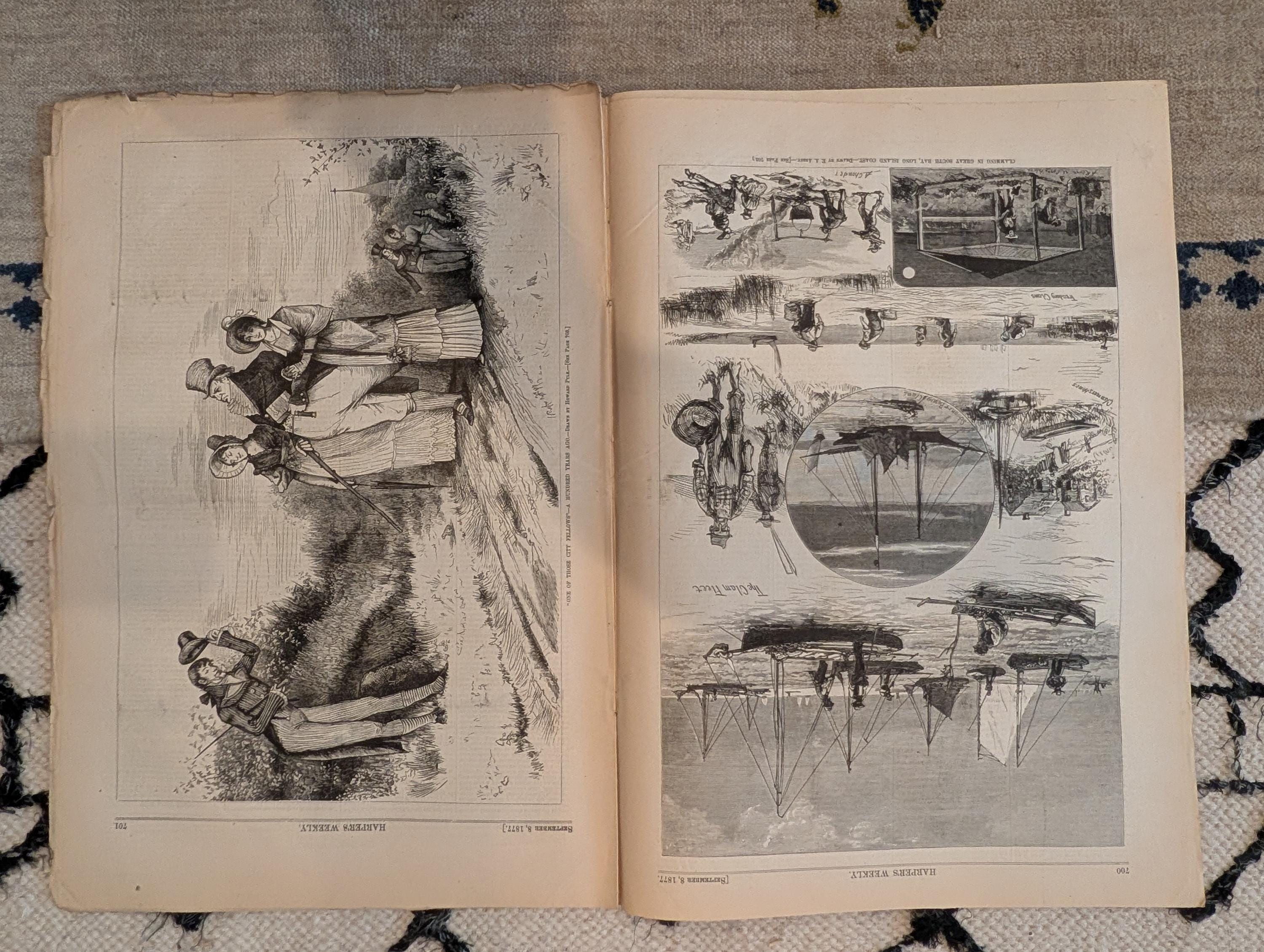 1877 Alma-Tadema Centerfold, Clamming Long Island, Rubens — Sep 8