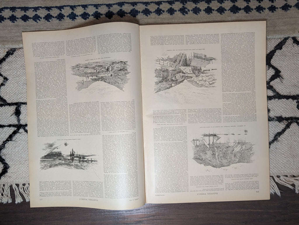 1891 Chilean Civil War, Versailles Fountains Centerfold, Italian Navy — Apr 11