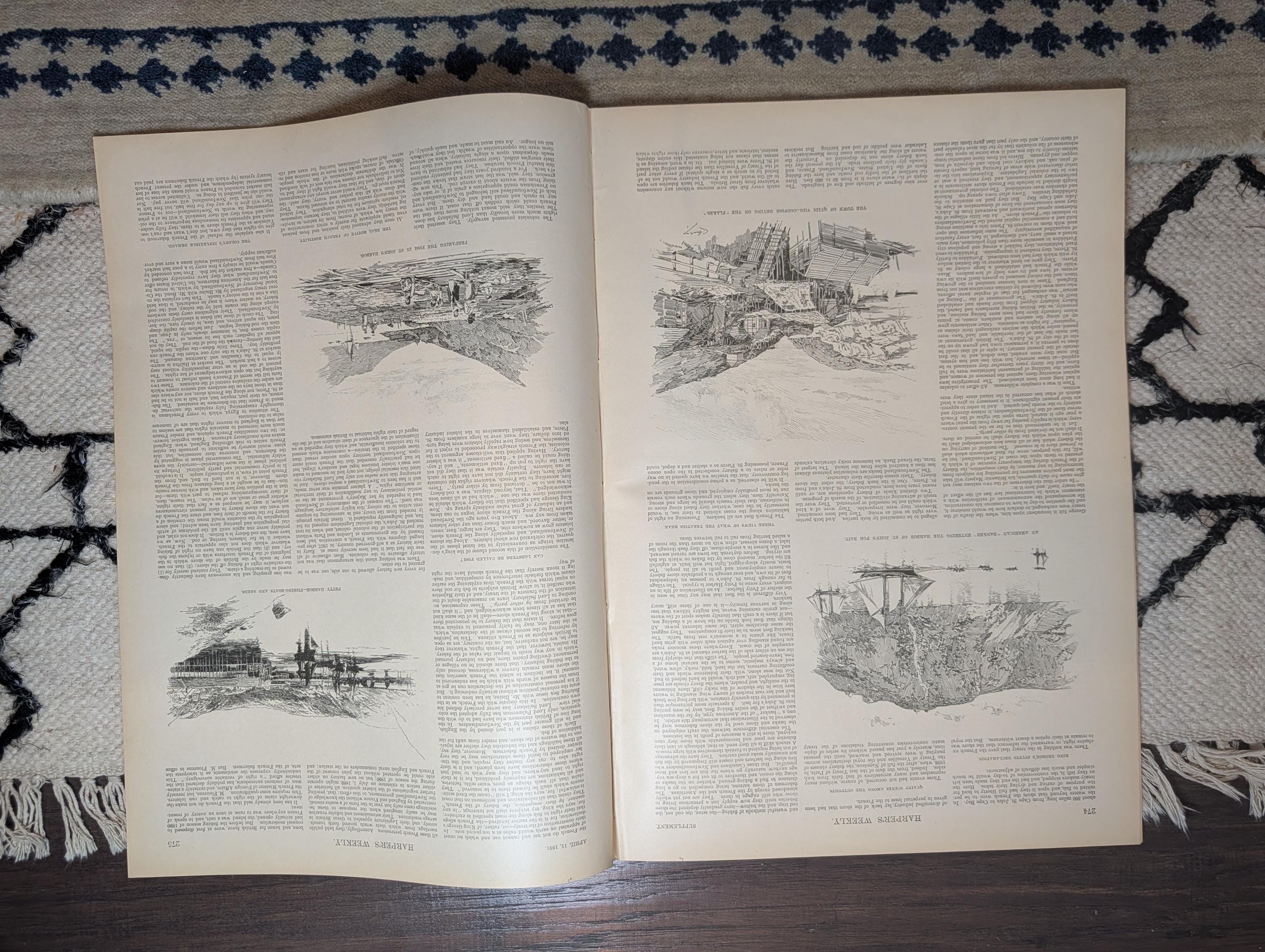 1891 Chilean Civil War, Versailles Fountains Centerfold, Italian Navy — Apr 11