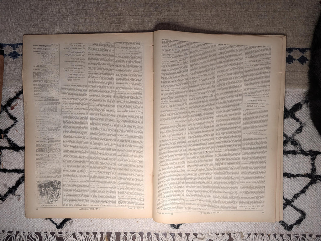 1867 Thomas Nast Emancipation Proclamation, Frederick Douglass Letter — Jan 12