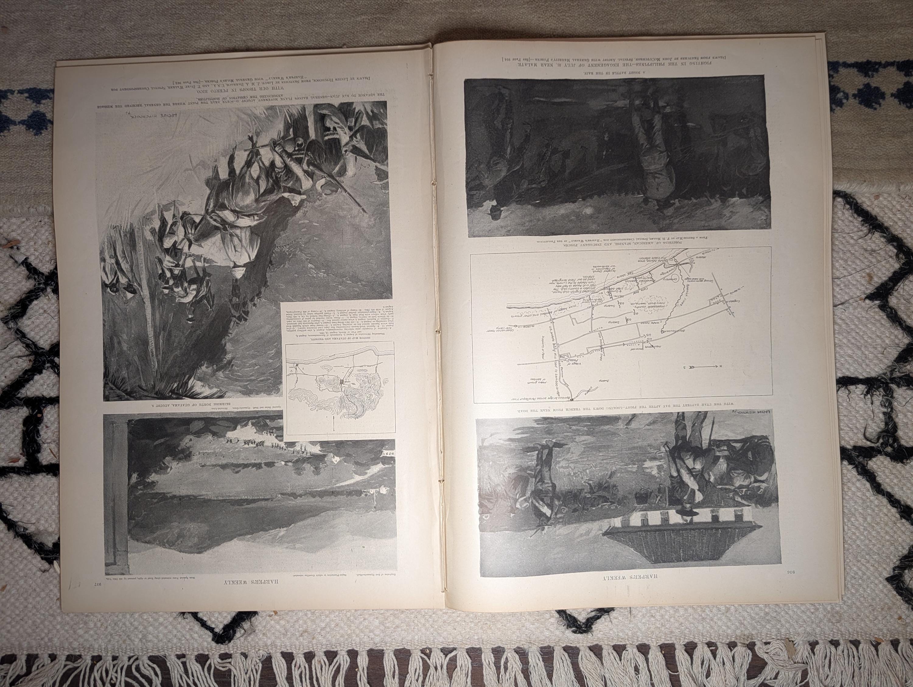 1898 Colonel Theodore Roosevelt Front Page Photo, Puerto Rico End, Golf — Sep 24