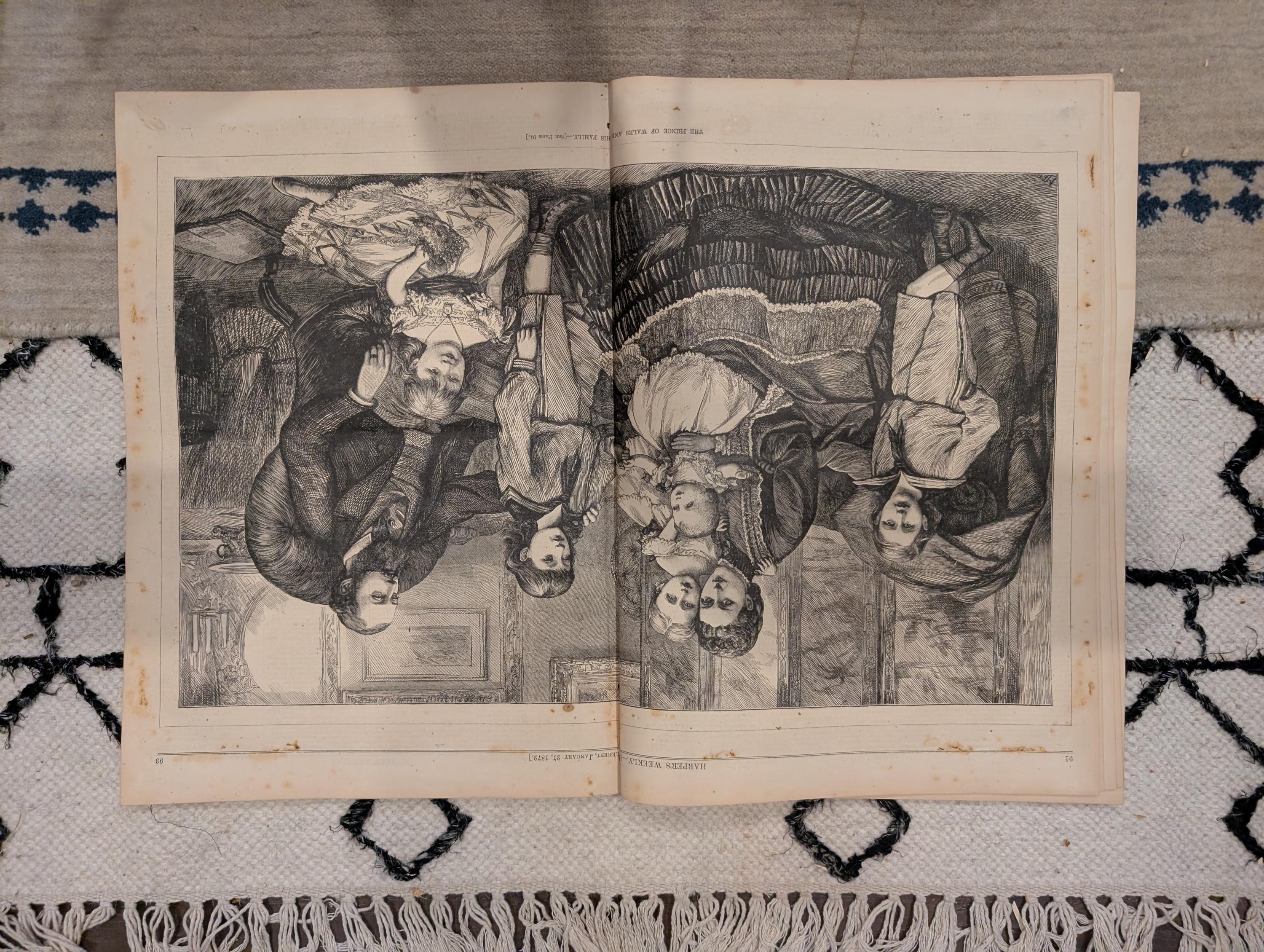 1872 Ku Klux Klan Harper's Weekly January 27 Mormons Brigham Young