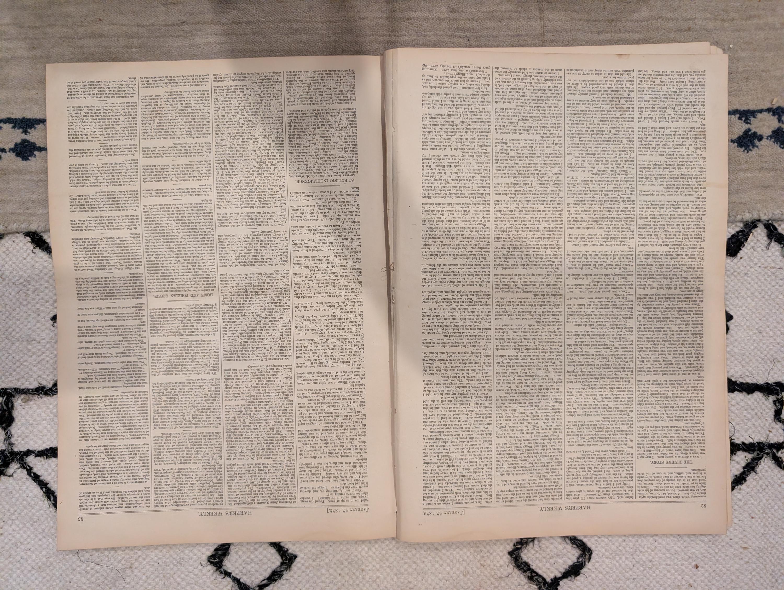 1872 Ku Klux Klan Harper's Weekly January 27 Mormons Brigham Young