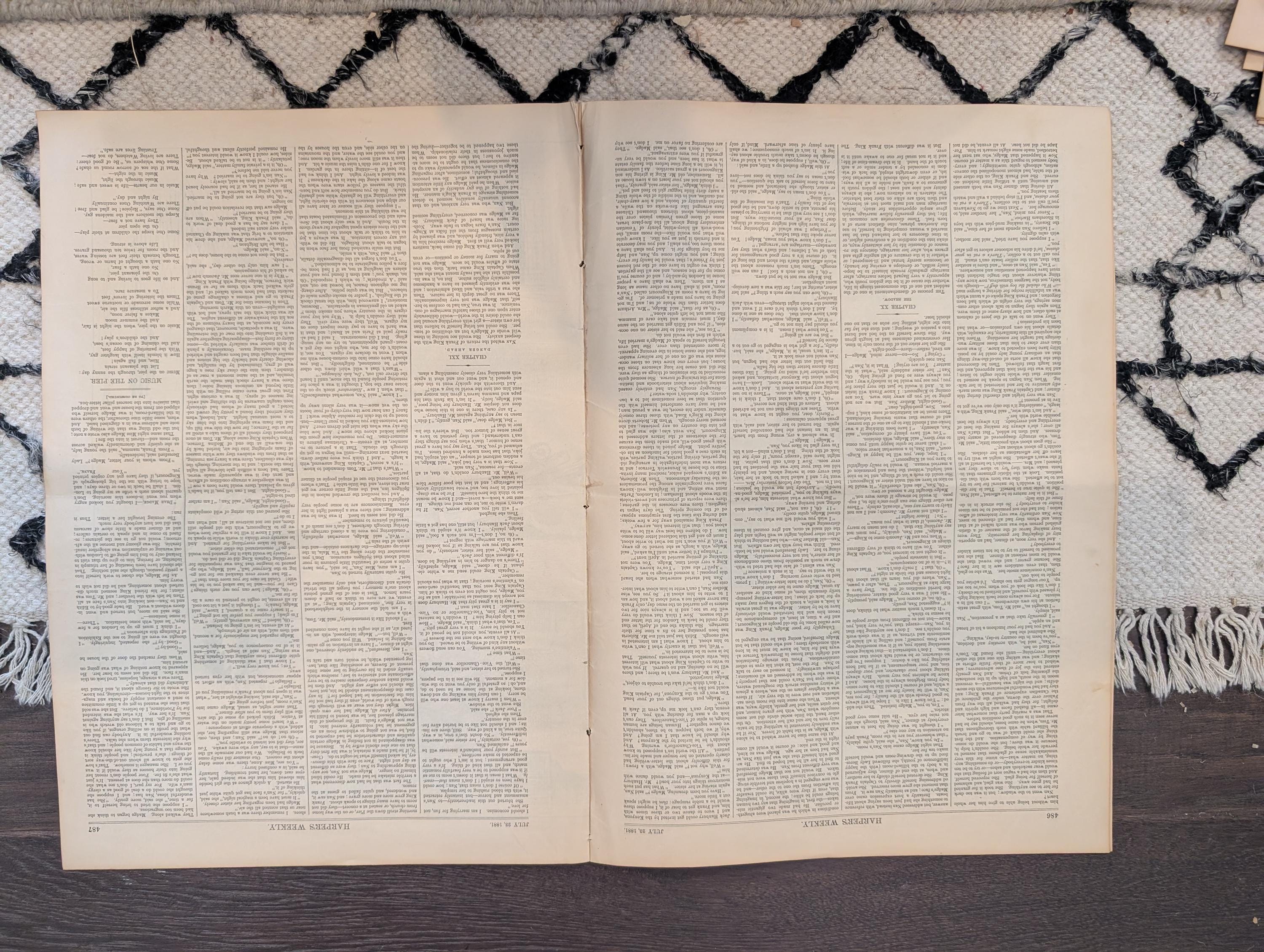 1881 Garfield Assassination Special Edition, Nast "At Liberty's Door," Lincoln — Jul 23