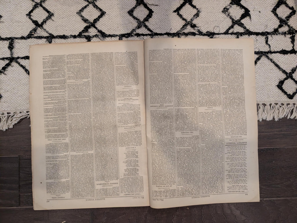 Harper's Weekly 1864 Red River Gunboats May 14 Union Refugees Louisiana