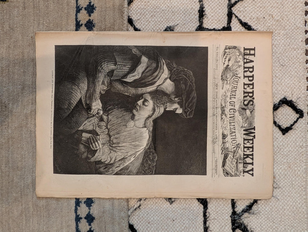 1877 Chief Joseph Nez Perce Portrait, Around-the-World Steamship — Sep 1