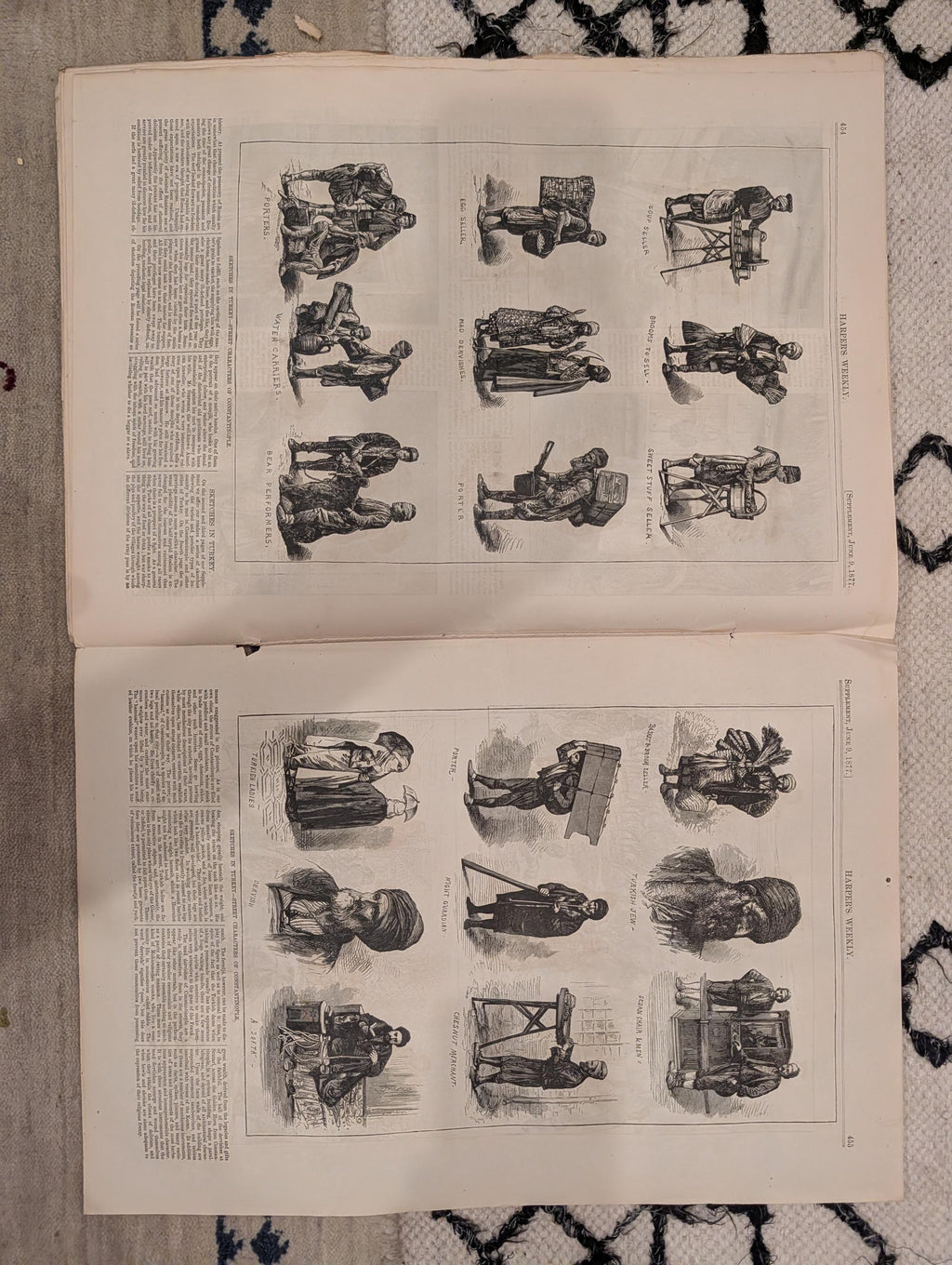 1877 Chinese Reception SF, Niagara Falls, Nast, Turkey War Scenes — Jun 9