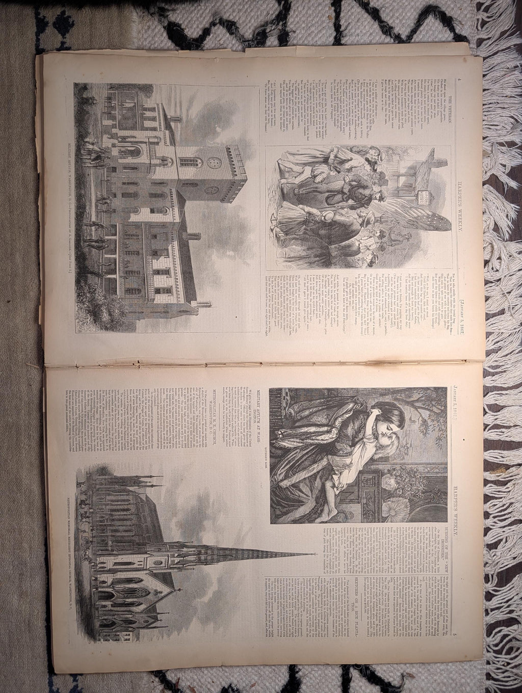 1867 Rice Culture Ogeechee Georgia, Military Asylum, Turkey Shooting — Jan 5