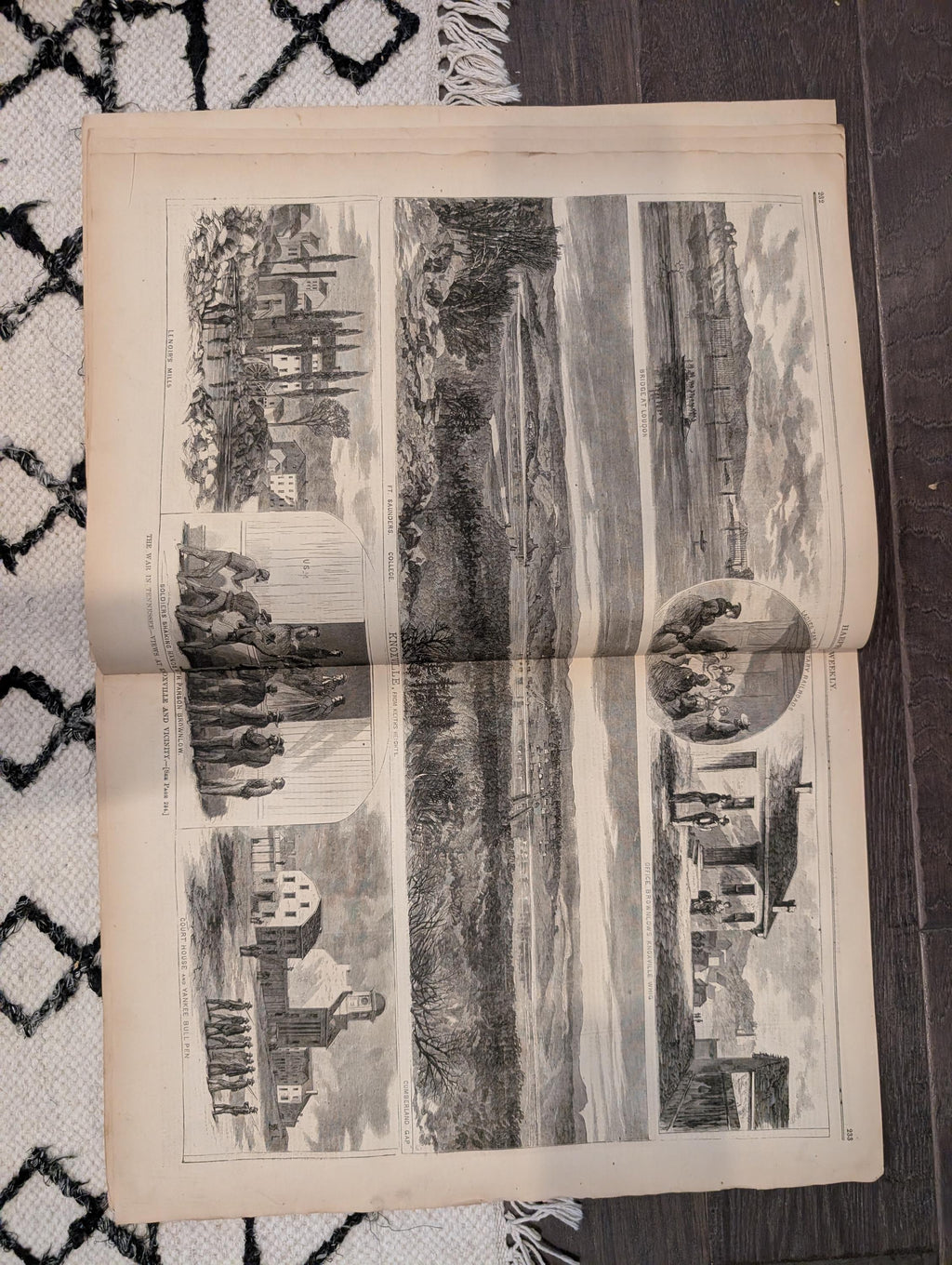 Harper's Weekly 1864 Knoxville Tennessee April 09 Thomas Nast