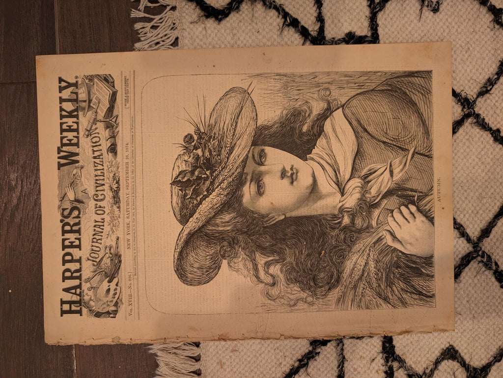 1874 Irish Emigrants Queenstown, Brigham Young's Wives, Nast — Sep 26