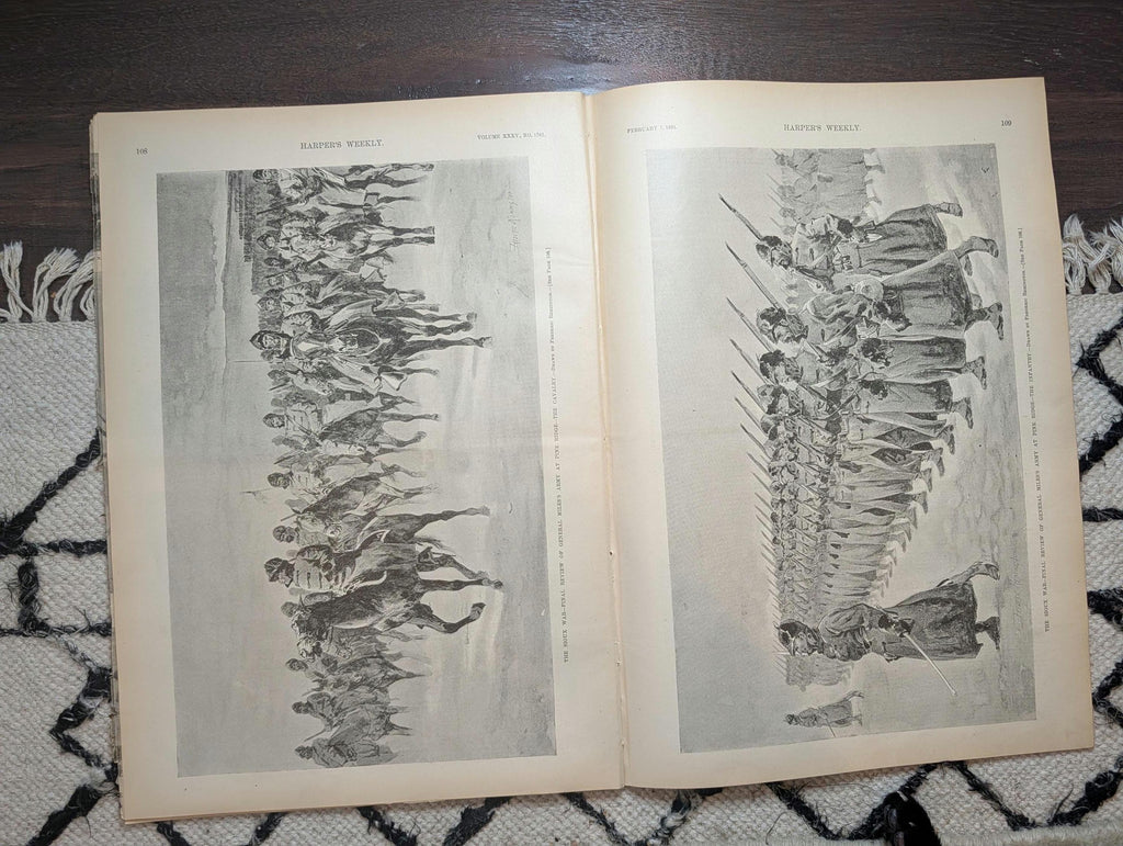 1891 Remington Wounded Knee Story, Gen. Miles Final Review, Fire Boat — Feb 7