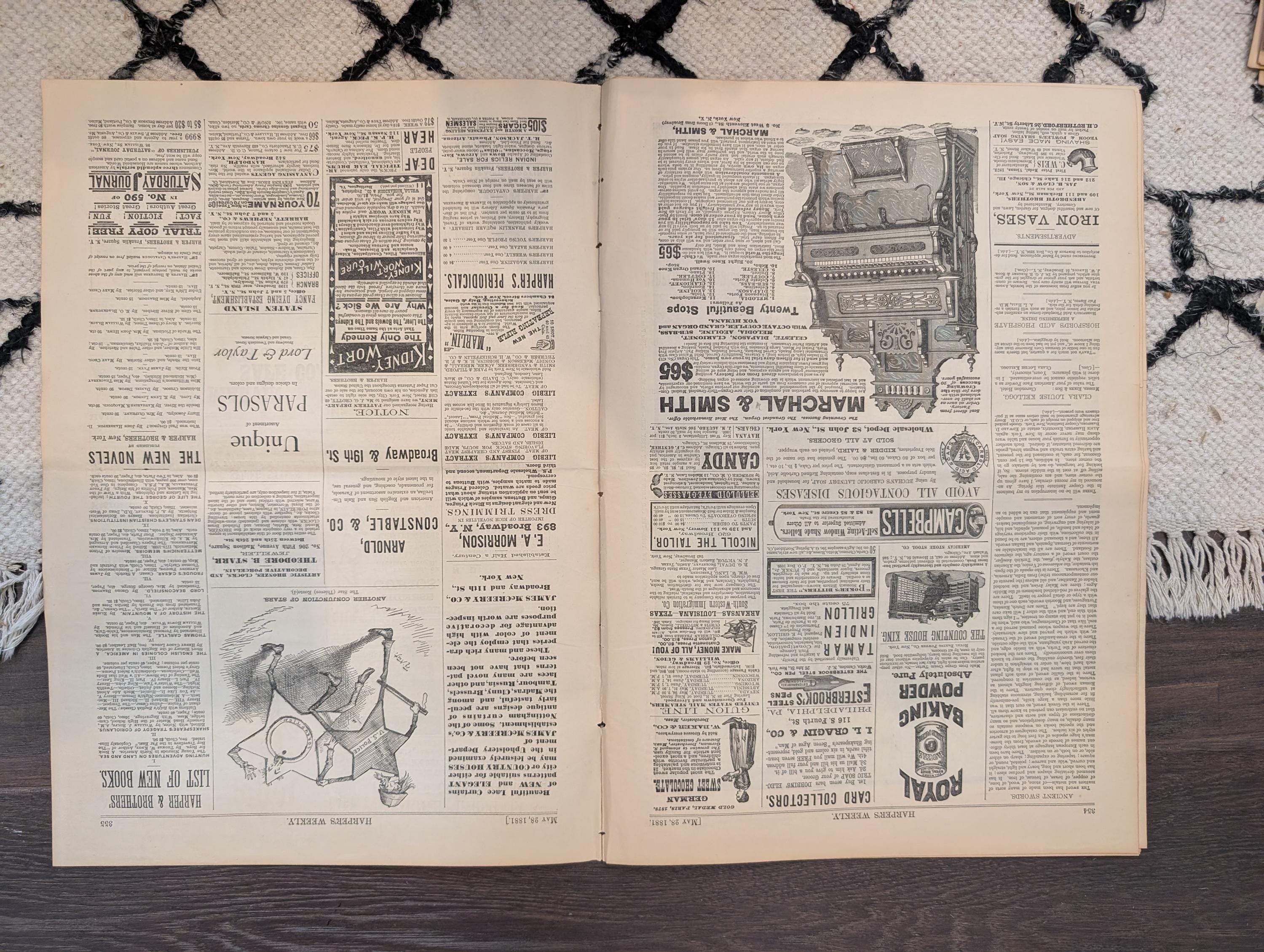 1881 Western Policeman, Harvard Greek Tragedy, NYC Water Supply, Telescope — May 28