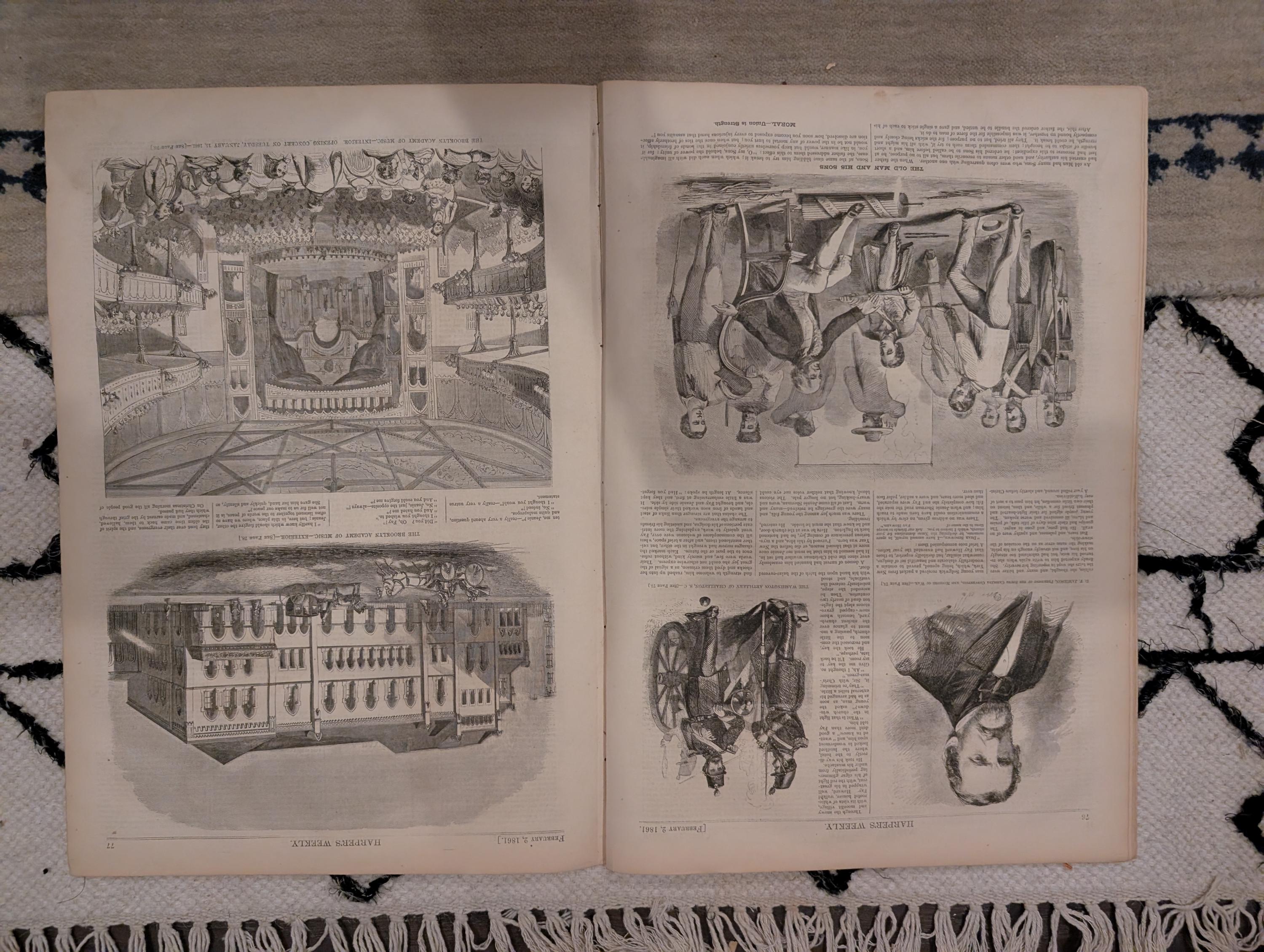 1861 Winslow Homer Jefferson Davis Harper's Weekly Feb 02 Secessionist Dream