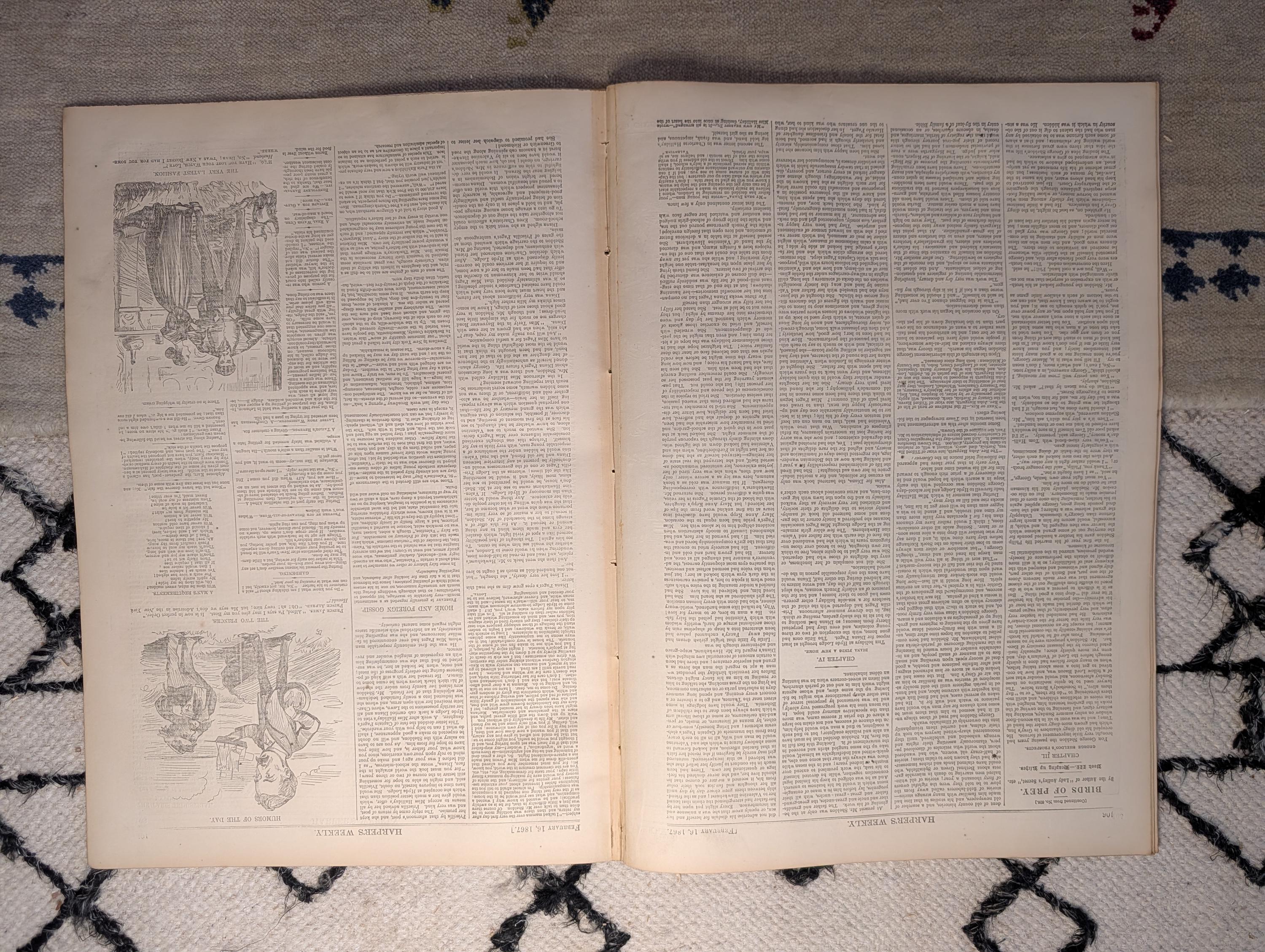 1867 St. Valentine's Day Scenes, Senator Case Murdered, Excise Law — Feb 16