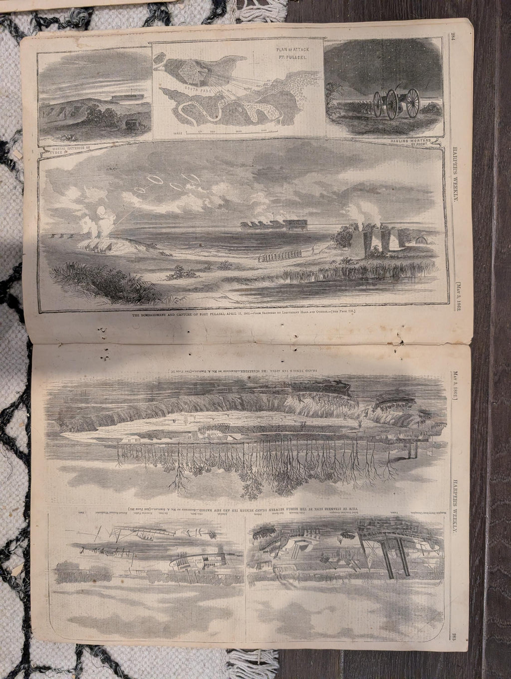 Harper’s Weekly – May 3, 1862 – Heroes of Shiloh • Merrimac Scenes • Fort Pulaski • Winslow Homer Prints