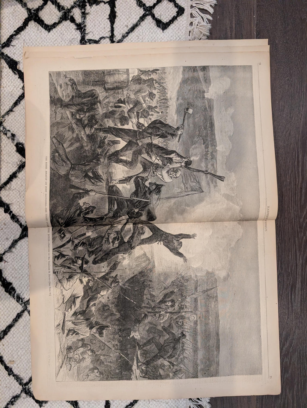 Harper's Weekly 1864 Battle of Ringgold Jan 09 Fort Sanders Longstreet
