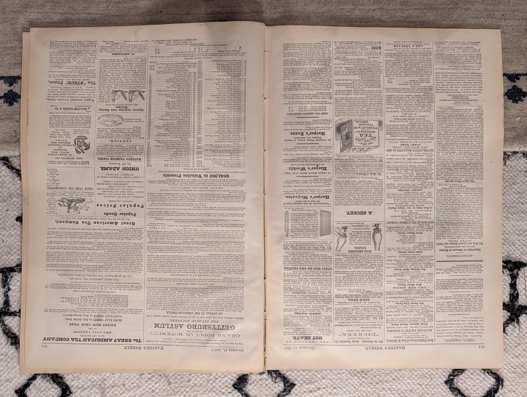1867 Winslow Homer "Homeward Bound" Centerfold, James Watt, Dickens — Dec 21