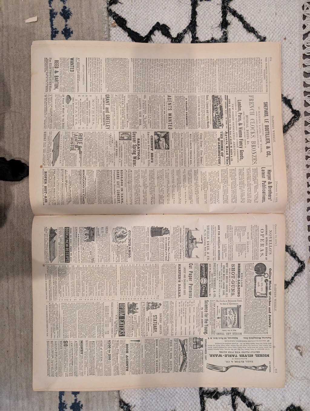 1872 KKK Ku Klux Conspiracy Harper's Weekly Oct 19 Nast Election