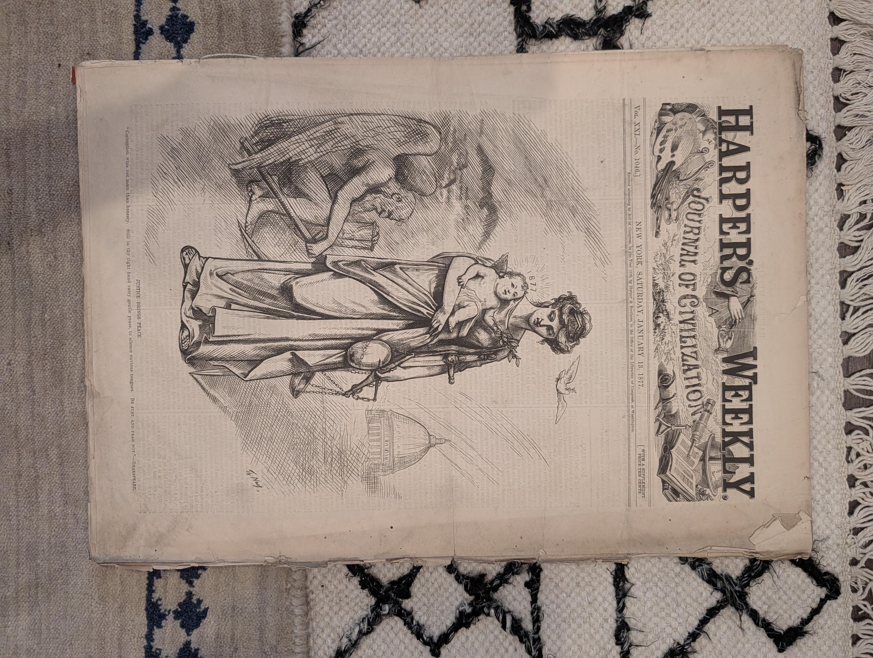 1877 Hudson Bay Christmas, Cherokee Syllabary, Italian Children — Jan 13