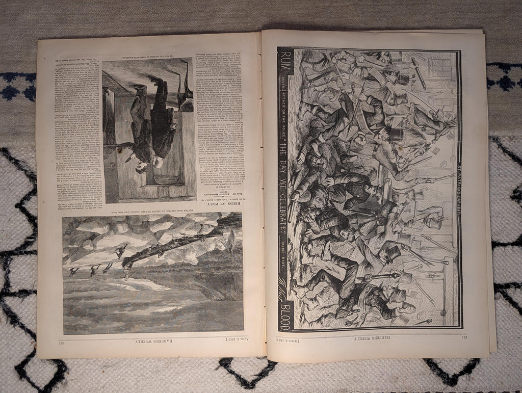 1867 Nast St. Patrick's Day, Reconstruction Commanders Centerfold — Apr 6