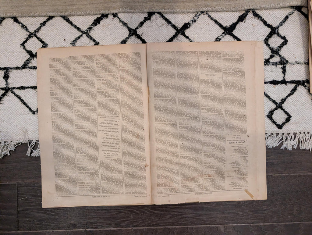 1864 Ezra's Church Harper's Weekly August 27 Thomas Nast Central Park
