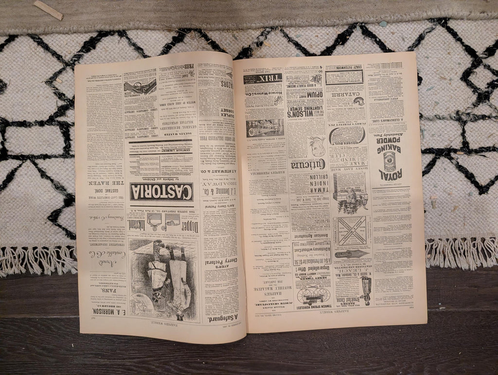 Harper's Weekly 1883 Christmas Morning Dec 29 Soudan War Broadway Blockade