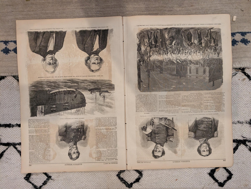 1861 Port Royal Victory Harper's Weekly Nov 30 General Halleck Trent Affair