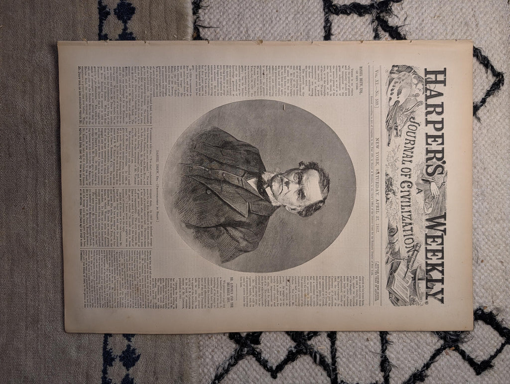 1867 Nast Lincoln & Drummer Boy (Met Museum), Supreme Court Interior — Apr 27