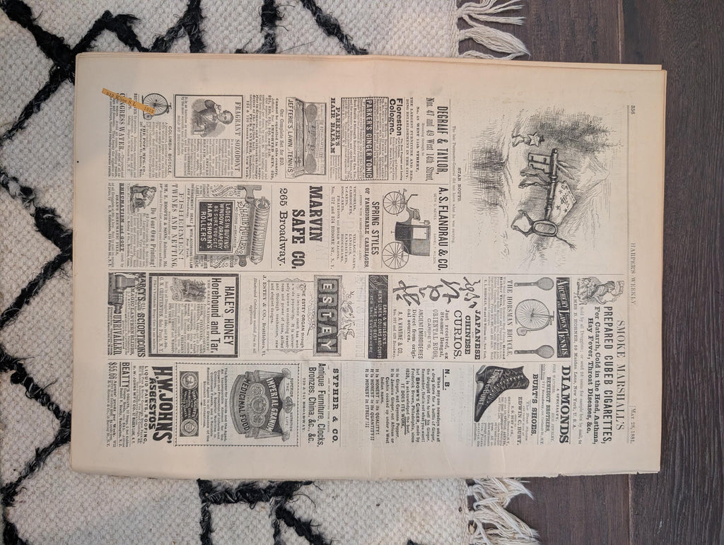 1881 Western Policeman, Harvard Greek Tragedy, NYC Water Supply, Telescope — May 28