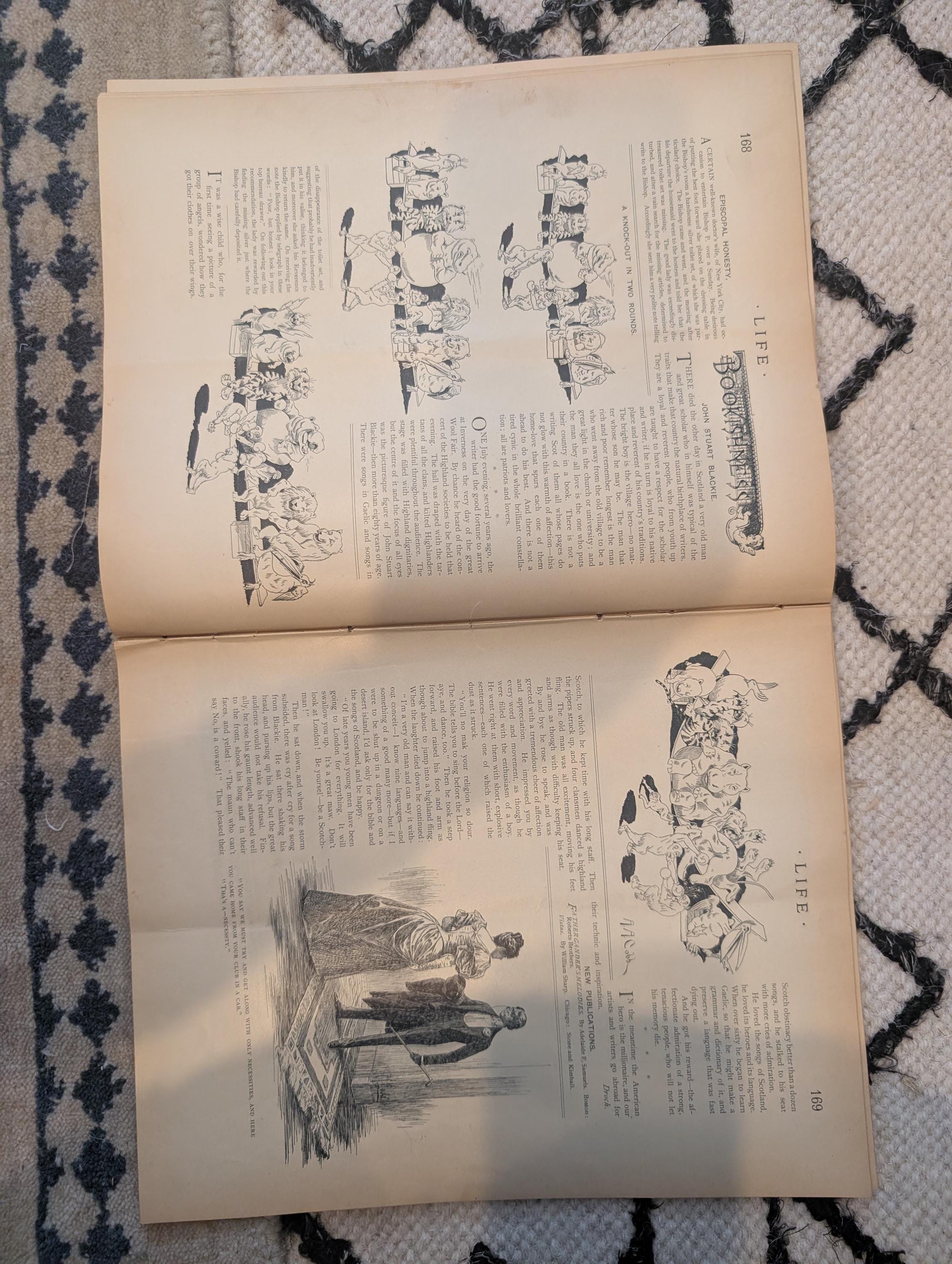 1895 LIFE Magazine — Marion Crawford, Madame Sans-Gêne, Golf, Pabst — March 14