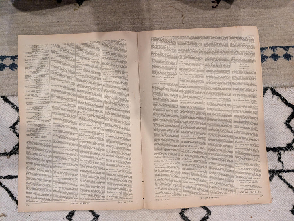 1872 Uncle Sam Nast Harper's Weekly Aug 24 Grant Exodus KKK