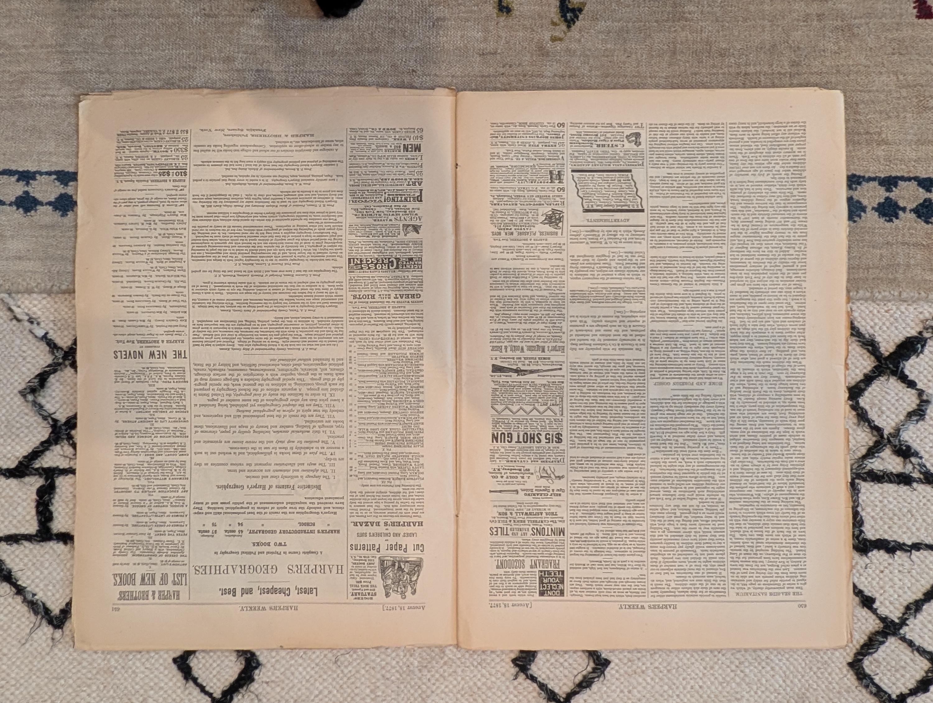 1877 Great Railroad Strike Chicago, Nez Perce Pursuit, Niagara — Aug 18