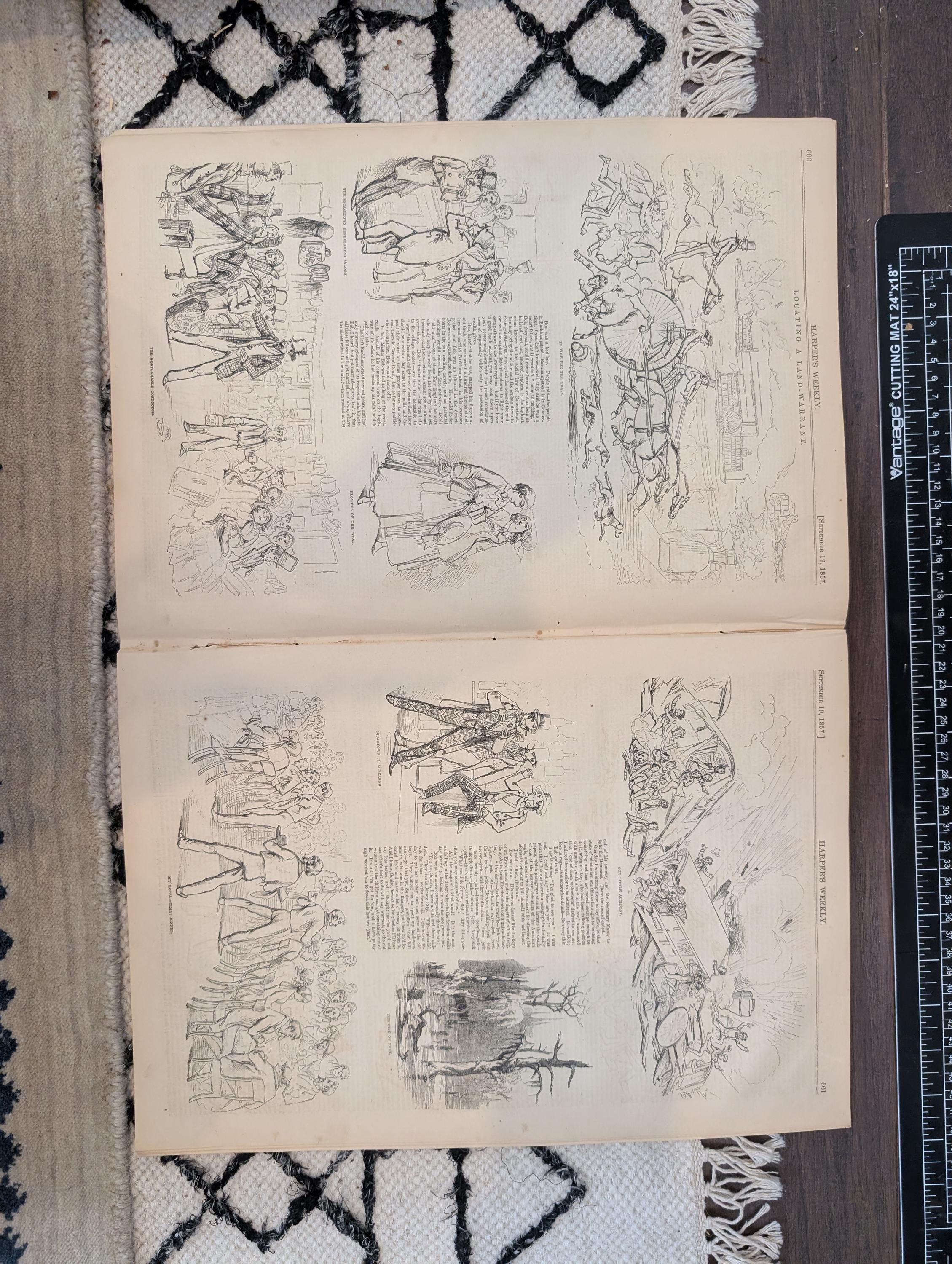 1857 Brigham Young Utah Harper's Weekly September 19 Malay Pirates Nazareth