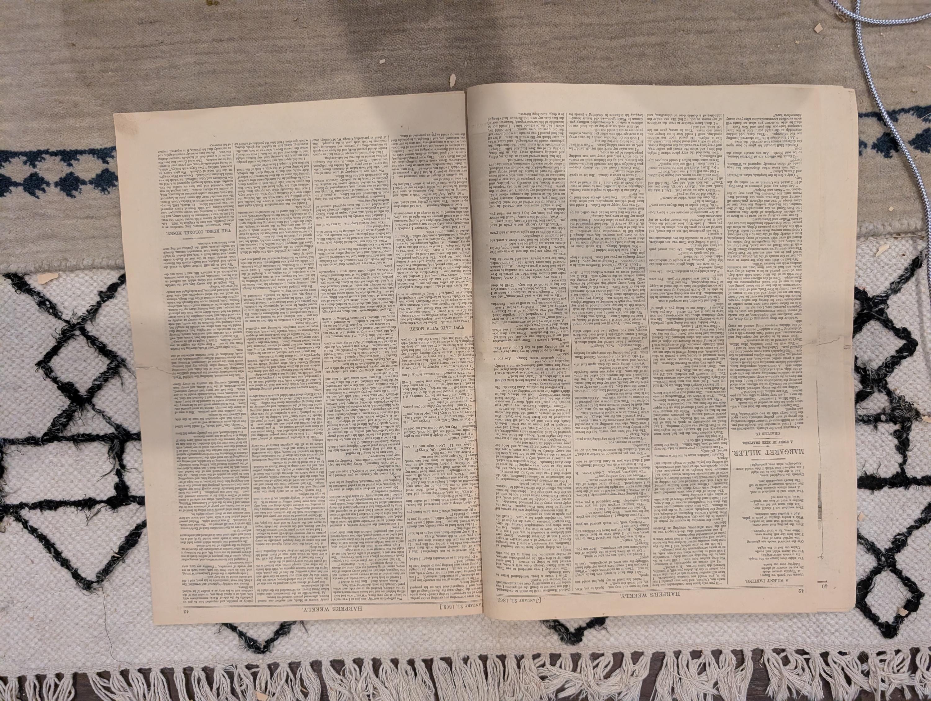 1865 Savannah Union Occupation Harper's Weekly Jan 21 Dutch Gap Canal