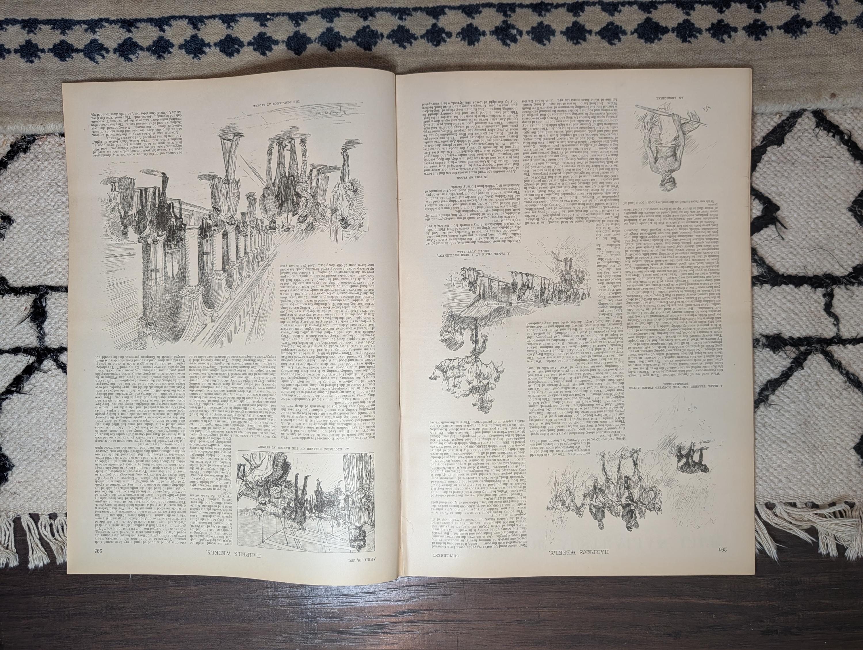 1891 P.T. Barnum Obituary, Columbian Exposition Bird's-Eye View — Apr 18