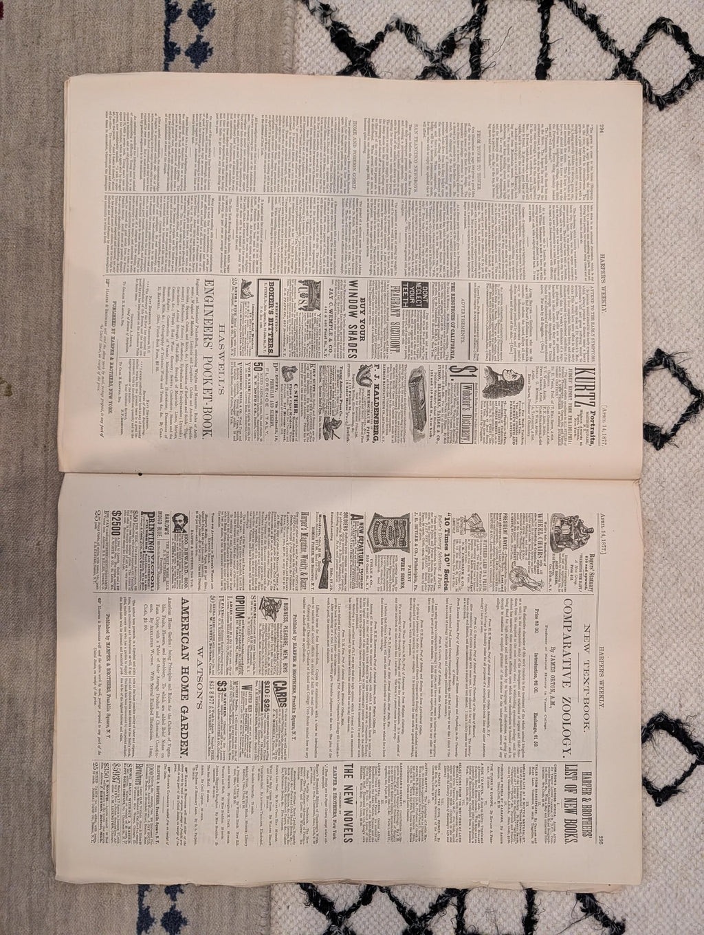 1877 Brooklyn Bridge Construction, Tweed Exile, Nast, Witch Trial — Apr 14