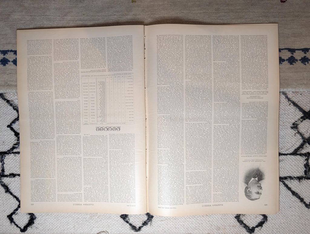 1891 Seattle & Puget Sound Seven-Scene Centerfold, Washington State — Jun 6