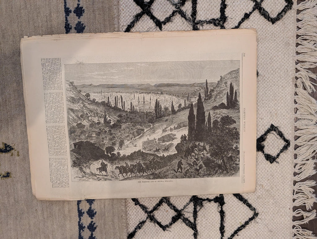 1877 Brigham Young Obituary, Cossacks vs. Bashi-Bazouks, Shumla — Sep 15