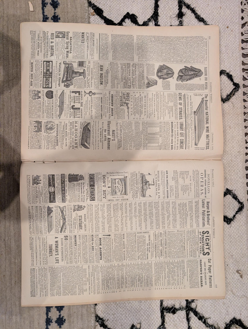 1872 Boss Tweed Horace Greeley Harper's Weekly Nov 02 Nast Election
